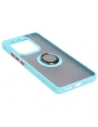 Wholesale Bizon Case Hybrid Ring Xiaomi Poco M6 Pro 4G / Xiaomi Redmi Note 13 Pro 4G / LTE / 14S smoky with a light blue frame - BIZ5274 - {ean13} - Hurt