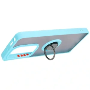 Wholesale Bizon Case Hybrid Ring Xiaomi Poco M6 Pro 4G / Xiaomi Redmi Note 13 Pro 4G / LTE / 14S smoky with a light blue frame - BIZ5274 - {ean13} - Hurt