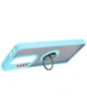 Wholesale Bizon Case Hybrid Ring Xiaomi Poco M6 Pro 4G / Xiaomi Redmi Note 13 Pro 4G / LTE / 14S smoky with a light blue frame - BIZ5274 - {ean13} - Hurt