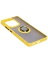 Hurtownia GSM - Bizon Case Hybrid Ring Xiaomi Poco M6 Pro 4G / Xiaomi Redmi Note 13 Pro 4G fumuriu cu un cadru galben - BIZ5275 - {ean13} - Hurt