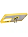 Wholesale Bizon Case Hybrid Ring Xiaomi Poco M6 Pro 4G / Xiaomi Redmi Note 13 Pro 4G / LTE / 14S smoky with a yellow frame - BIZ5275 - {ean13} - Hurt