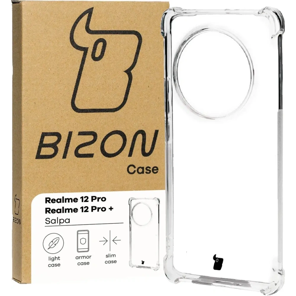 Hurtownia GSM - Etui Bizon Case Salpa pro Realme 12 Pro/12 Pro+ transparentní - BIZ4706 - {ean13} - Hurt