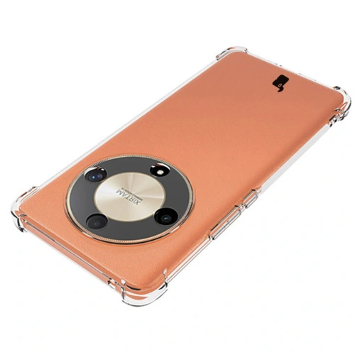 Etui + 2x folia Bizon Case Clear Pack do Honor Magic6 Lite przezroczyste