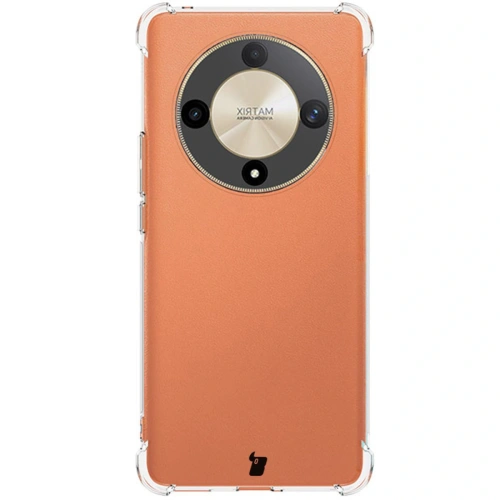 Etui + 2x folia Bizon Case Clear Pack do Honor Magic6 Lite przezroczyste