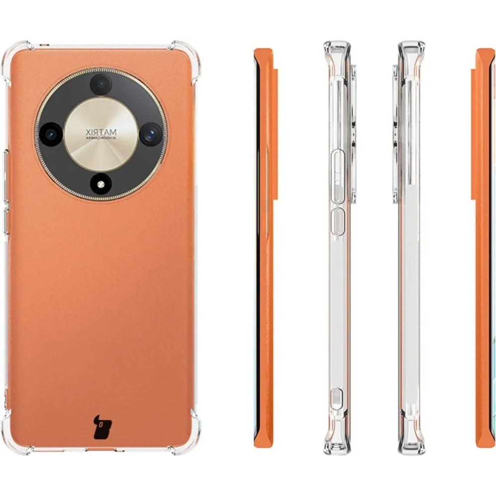 Hurtownia GSM - Etui + 2x folia Bizon Case Clear Pack do Honor Magic6 Lite przezroczyste - BIZ4708 - {ean13} - Hurt