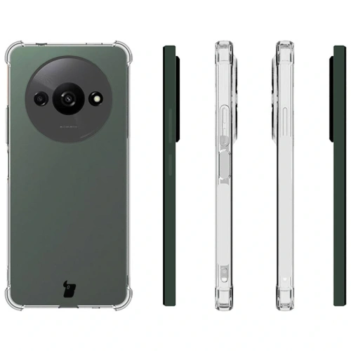Etui Bizon Case Salpa do Xiaomi Redmi A3 4G przezroczyste