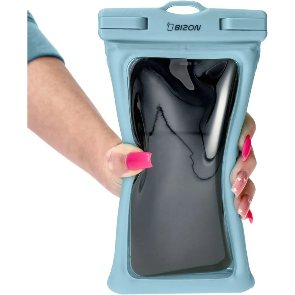 Hurtownia GSM - Etui wodoszczelne Bizon Case Hydrofloat jasnoniebieskie - BIZ4717 - {ean13} - Hurt