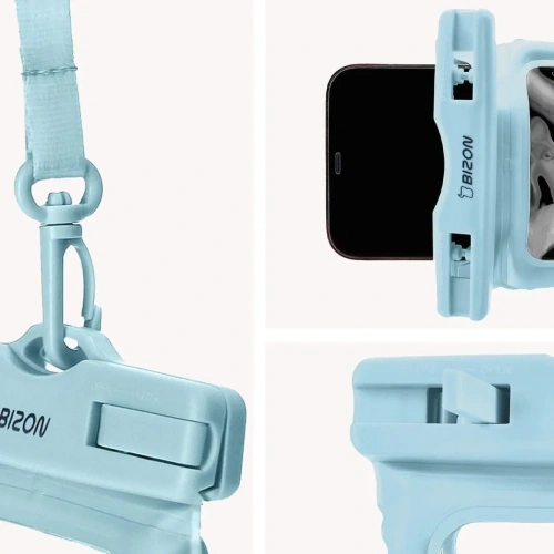 Etui wodoszczelne Bizon Case Hydrofloat jasnoniebieskie