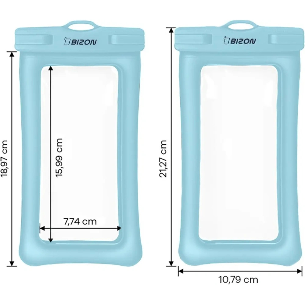Hurtownia GSM - Etui wodoszczelne Bizon Case Hydrofloat jasnoniebieskie - BIZ4717 - {ean13} - Hurt