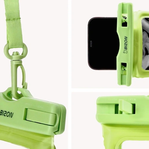 Etui wodoszczelne Bizon Case Hydrofloat zielone