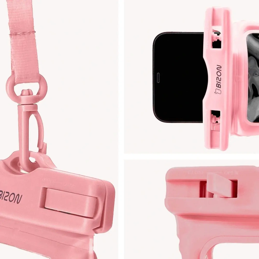 Hurtownia GSM - Etui wodoszczelne Bizon Case Hydrofloat różowe - BIZ4720 - {ean13} - Hurt