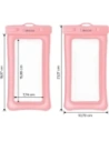 Hurtownia GSM - Etui wodoszczelne Bizon Case Hydrofloat różowe - BIZ4720 - {ean13} - Hurt