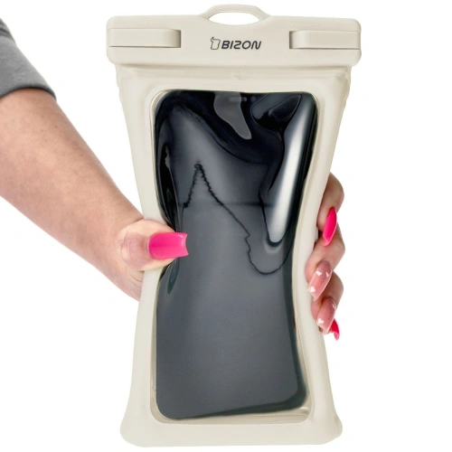 Etui wodoszczelne Bizon Case Hydrofloat ecru