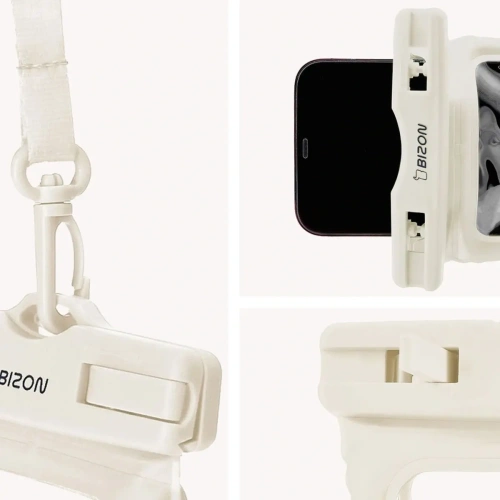 Etui wodoszczelne Bizon Case Hydrofloat ecru