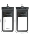 Hurtownia GSM - Etui wodoszczelne Bizon Case Hydrowrap [2 PACK] czarne - BIZ4722 - {ean13} - Hurt