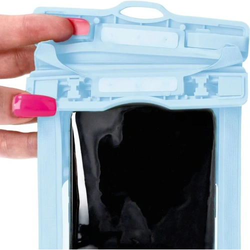 Etui wodoszczelne Bizon Case Hydrowrap [2 PACK] jasnoniebieskie