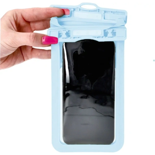 Etui wodoszczelne Bizon Case Hydrowrap [2 PACK] jasnoniebieskie