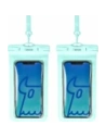 Etui wodoszczelne Bizon Case Hydrowrap [2 PACK] miętowe
