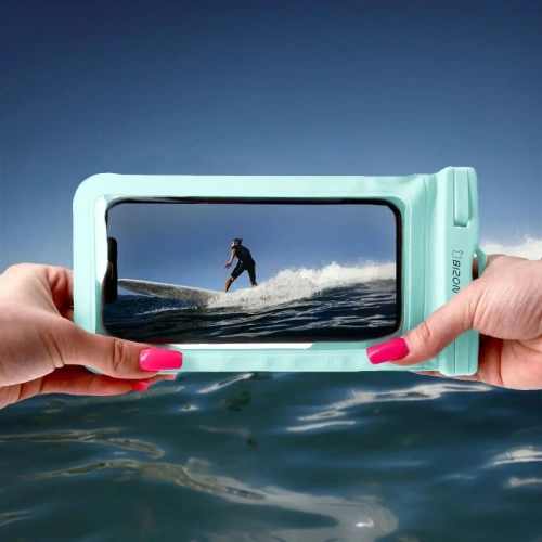 Etui wodoszczelne Bizon Case Hydrowrap [2 PACK] miętowe