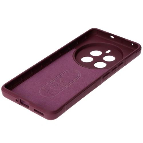 Pancerne etui Bizon Case Tur do Realme 12 Pro / 12 Pro+ ciemnofioletowe