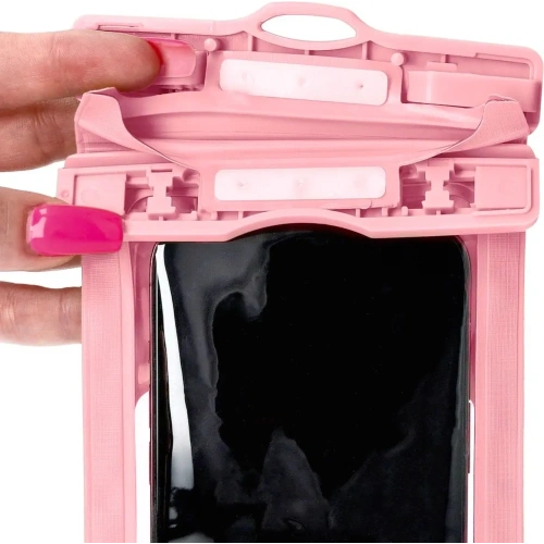 Etui wodoszczelne Bizon Case Hydrowrap [2 PACK] różowe