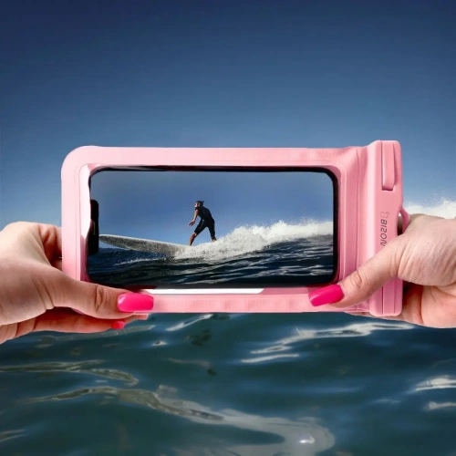 Etui wodoszczelne Bizon Case Hydrowrap [2 PACK] różowe