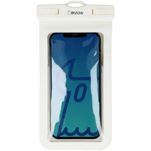 Etui wodoszczelne Bizon Case Hydrowrap [2 PACK] ecru