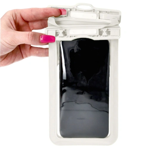 Etui wodoszczelne Bizon Case Hydrowrap [2 PACK] ecru