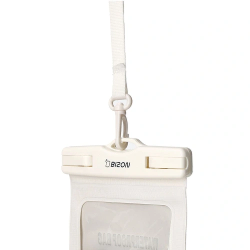 Etui wodoszczelne Bizon Case Hydrowrap [2 PACK] ecru