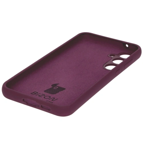 Etui silikonowe Bizon Soft Case do Samsung Galaxy A55 5G ciemnofioletowe