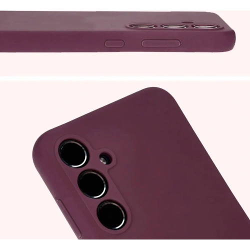 Etui silikonowe Bizon Soft Case do Samsung Galaxy A55 5G ciemnofioletowe