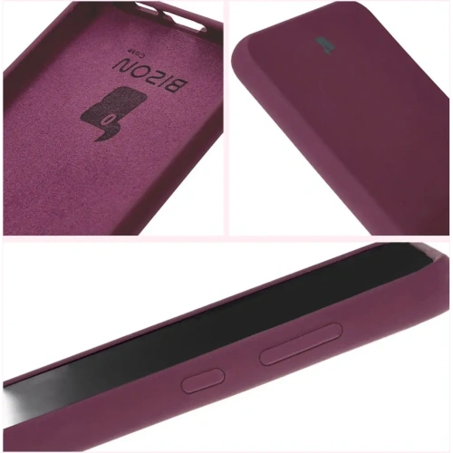 Etui silikonowe Bizon Soft Case do Samsung Galaxy A55 5G ciemnofioletowe