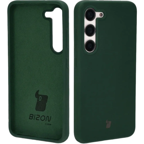 Etui silikonowe Bizon Soft Case do Samsung Galaxy S23 ciemnozielone