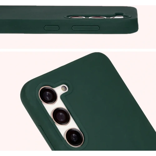 Etui silikonowe Bizon Soft Case do Samsung Galaxy S23 ciemnozielone