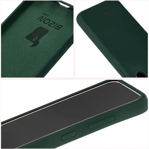 Etui silikonowe Bizon Soft Case do Samsung Galaxy S23 ciemnozielone