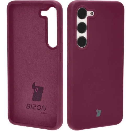 Etui silikonowe Bizon Soft Case do Samsung Galaxy S23 ciemnofioletowe