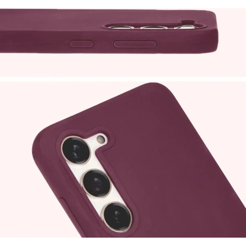 Etui silikonowe Bizon Soft Case do Samsung Galaxy S23 ciemnofioletowe