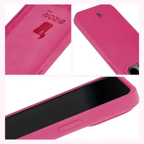 Etui silikonowe do Apple iPhone 14 Pro Bizon Soft Case fuksja