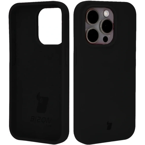 Etui silikonowe do Apple iPhone 15 Pro Bizon Soft Case czarne