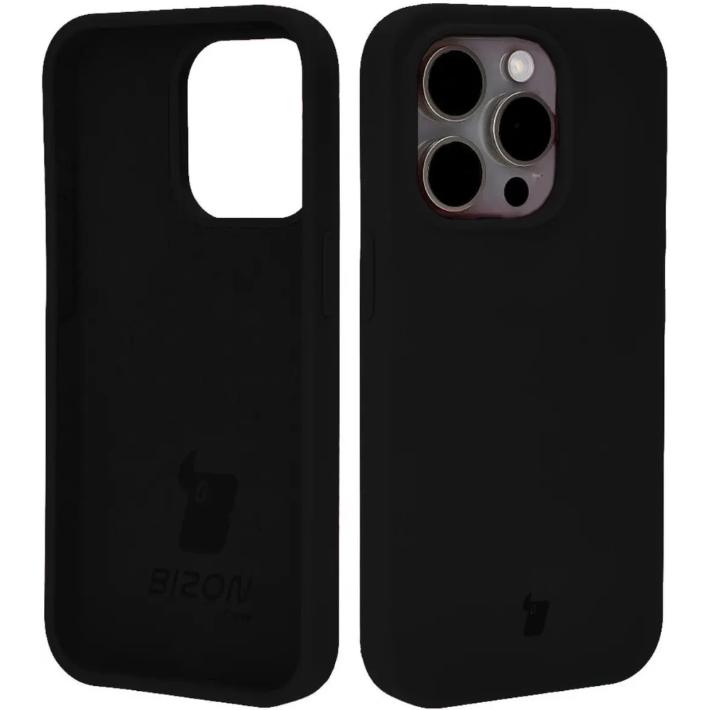 Hurtownia GSM - Bizon Soft Case Apple iPhone 15 Pro fekete - BIZ5323 - {ean13} - Hurt