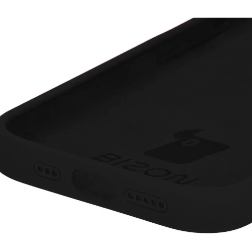 Etui silikonowe do Apple iPhone 15 Pro Bizon Soft Case czarne