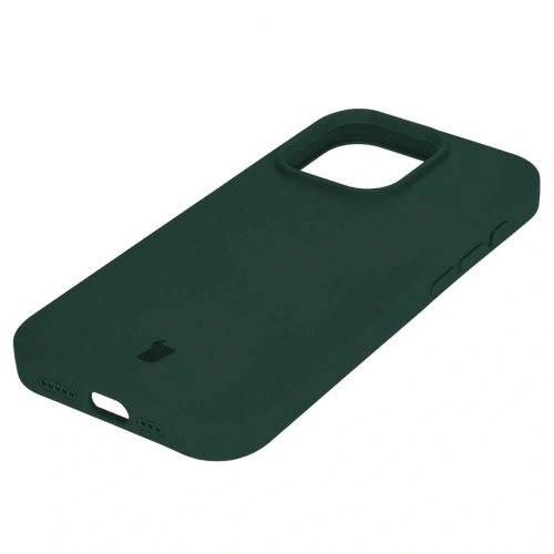Etui silikonowe do Apple iPhone 15 Pro Bizon Soft Case ciemnozielone
