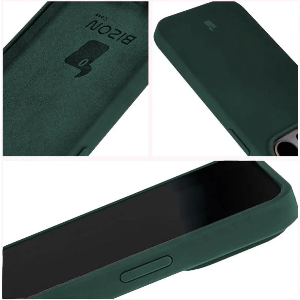Hurtownia GSM - Etui silikonové do Apple iPhone 15 Pro Bizon Soft Case tmavě zelené - BIZ5324 - {ean13} - Hurt