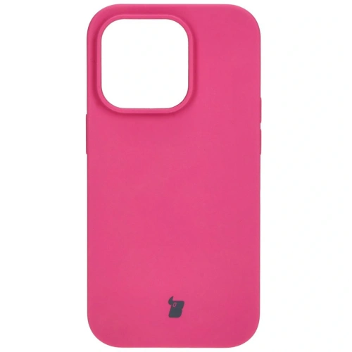 Etui silikonowe do Apple iPhone 15 Pro Bizon Soft Case fuksja