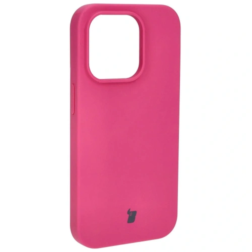Etui silikonowe do Apple iPhone 15 Pro Bizon Soft Case fuksja
