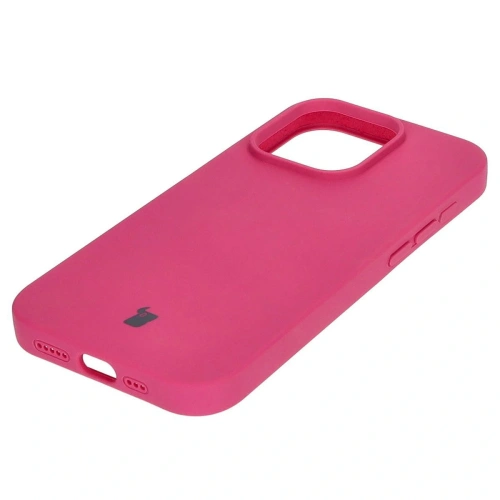 Etui silikonowe do Apple iPhone 15 Pro Bizon Soft Case fuksja