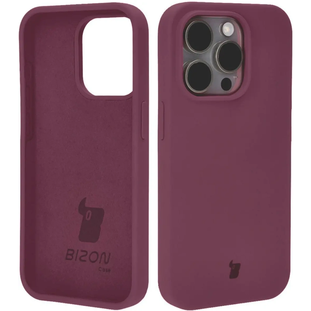 Hurtownia GSM - Bizon Soft Case Apple iPhone 15 Pro sötétlila - BIZ5326 - {ean13} - Hurt