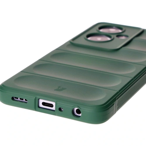 Pancerne etui Bizon Case Tur do Oppo A79 5G ciemnozielone