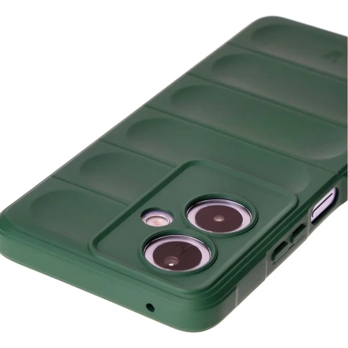 Pancerne etui Bizon Case Tur do Oppo A79 5G ciemnozielone