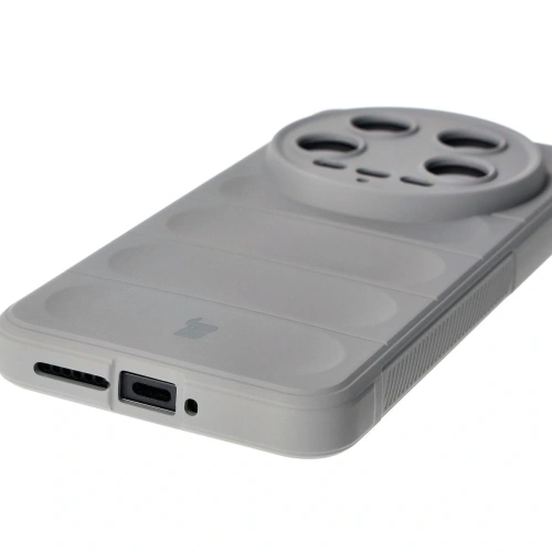 Pancerne etui Bizon Case Tur do Xiaomi 14 Ultra jasnoszare